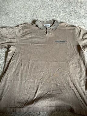 Fear of God ESSENTIALS Men’s Olive Polo